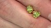 Pendientes en plata con Esfena