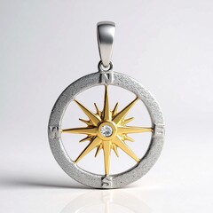 Ciondolo in argento con Diamante I1 (G) (Annette)