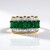 Anello in argento con Smeraldo Zambia (Gems en Vogue)