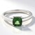 Anello in argento con Apatite Cromo