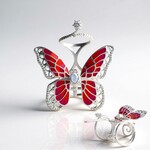 Anello in argento con Opale di Welo (Dallas Prince Designs)