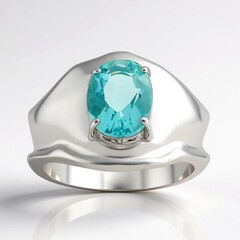 Anello in argento con Fluorite Braldu (Pallanova)