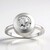 Anello in argento con Topazio Bianco
