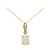 Collier en or et Opale blanche