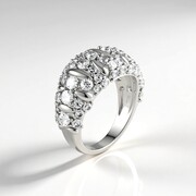 Anello in argento con Zircone (SAELOCANA)
