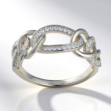 Anillo en plata con Zircón (Adela Silber)