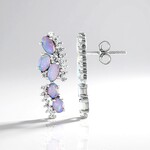 Orecchini in argento con Opale Australiano