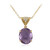 Bolivian Amethyst Silver Necklace