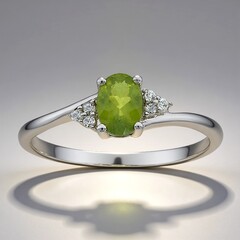 Anello in argento con Idocrasio
