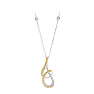 Oranger SI2 Brillant-Goldhalskette (CIRARI)