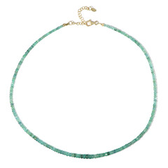 Zambian Emerald Silver Necklace