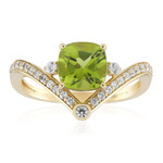 9K Jilin Peridot Gold Ring (de Melo Gold)