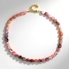 Collana in argento con Opale Rosa