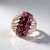 Anello in argento con Rodolite (Gems en Vogue)