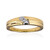9K SI1 (H) Diamond Gold Ring
