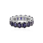 Bague en argent et Iolite