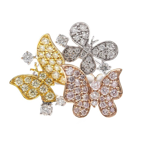 Anillo en oro con Diamante rosa I1 (CIRARI)