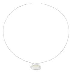 Collana girocollo in argento con Madreperla