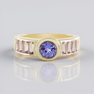 Tanzanite Silver Ring