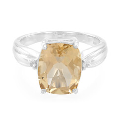 Champagner-Quarz-Silberring