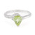 Cuprian Tourmaline Silver Ring
