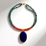 Collana in argento con Lapislazzuli (Adela Silber)
