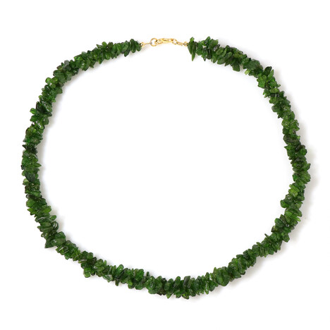 Collar en plata con Diópsido de Rusia