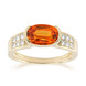 Bague en or et Saphir orange de Ban Ka Cha