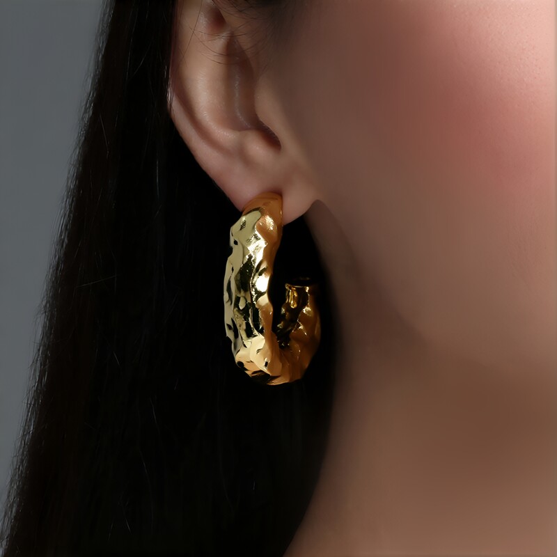 Silver Earrings (M de Luca)