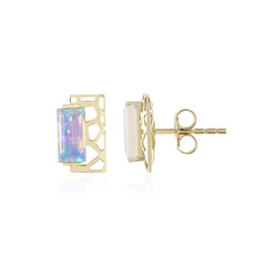 Boucles d'oreilles en or et Opale Welo AAA (Ornaments by de Melo)