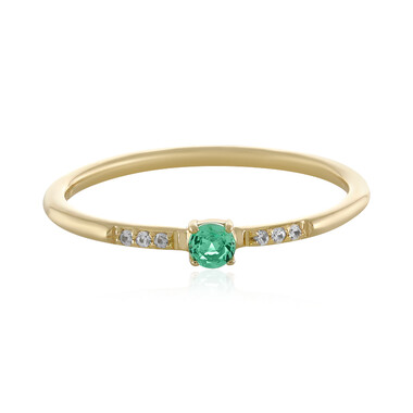 Russischer Smaragd-Goldring (Adela Gold)