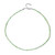 Chrysoprase Silver Necklace