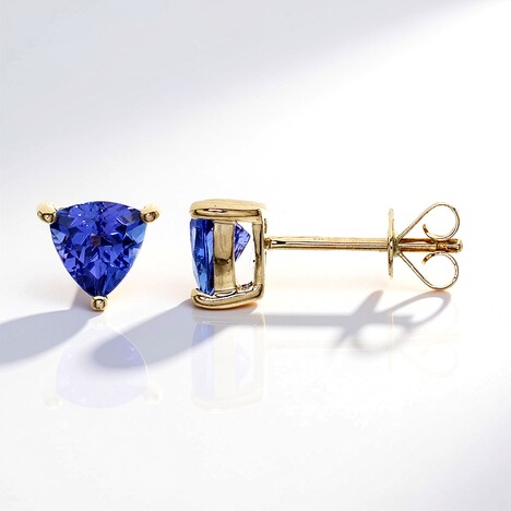 Orecchini in oro con Tanzanite AAA