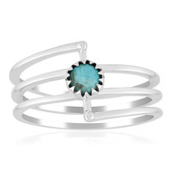 Kingman Blue Mojave Turquoise Silver Ring (Jones Lee)