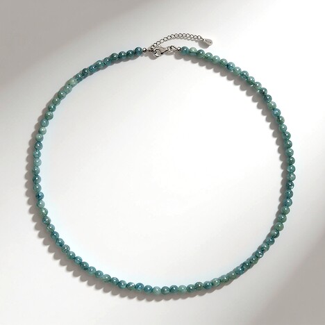 Collana in argento con Cianite Verde