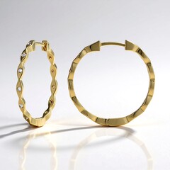 Orecchini in argento con Citrino (Adela Silber)
