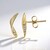 Boucles d'oreilles en or et Diamant I2 (I) (de Melo Gold)