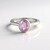 Anello in argento con Kunzite