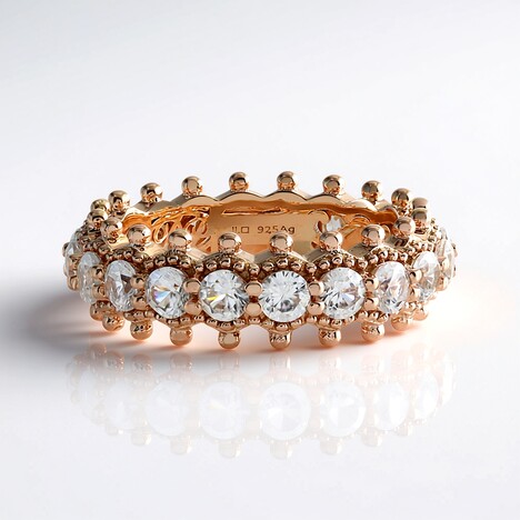 Anello in argento con Zircone (Dallas Prince Designs)