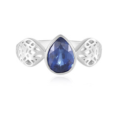 Anillo en plata con Cianita de Nepal