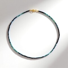 Collana in argento con Indicolite