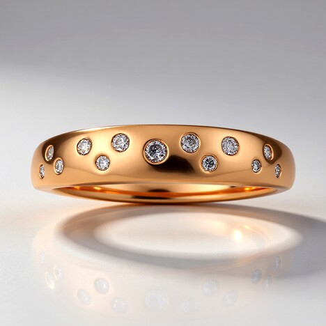 Anello in oro con Diamante Rosa d'Argyle I3 (Mark Tremonti)