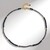 Collana in argento con Diamante Nero