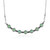 Green Turquoise Silver Necklace (Desert Chic)