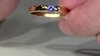 Anillo en plata con Tanzanita
