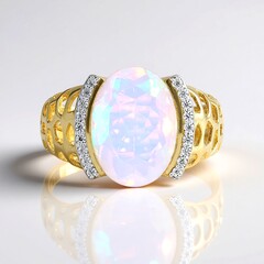 Anillo en plata con Ópalo de Welo