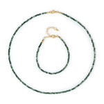 Parure en argent et Jade du Guatemala