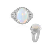 Bague en argent et Opale Welo (Adela Silber)