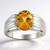 Anello in argento con Berillo Dorato (de Melo Essence)