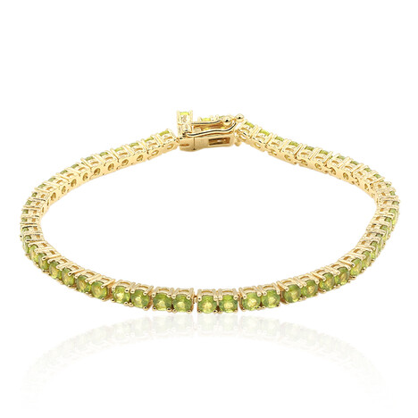 Idocrase Silver Bracelet